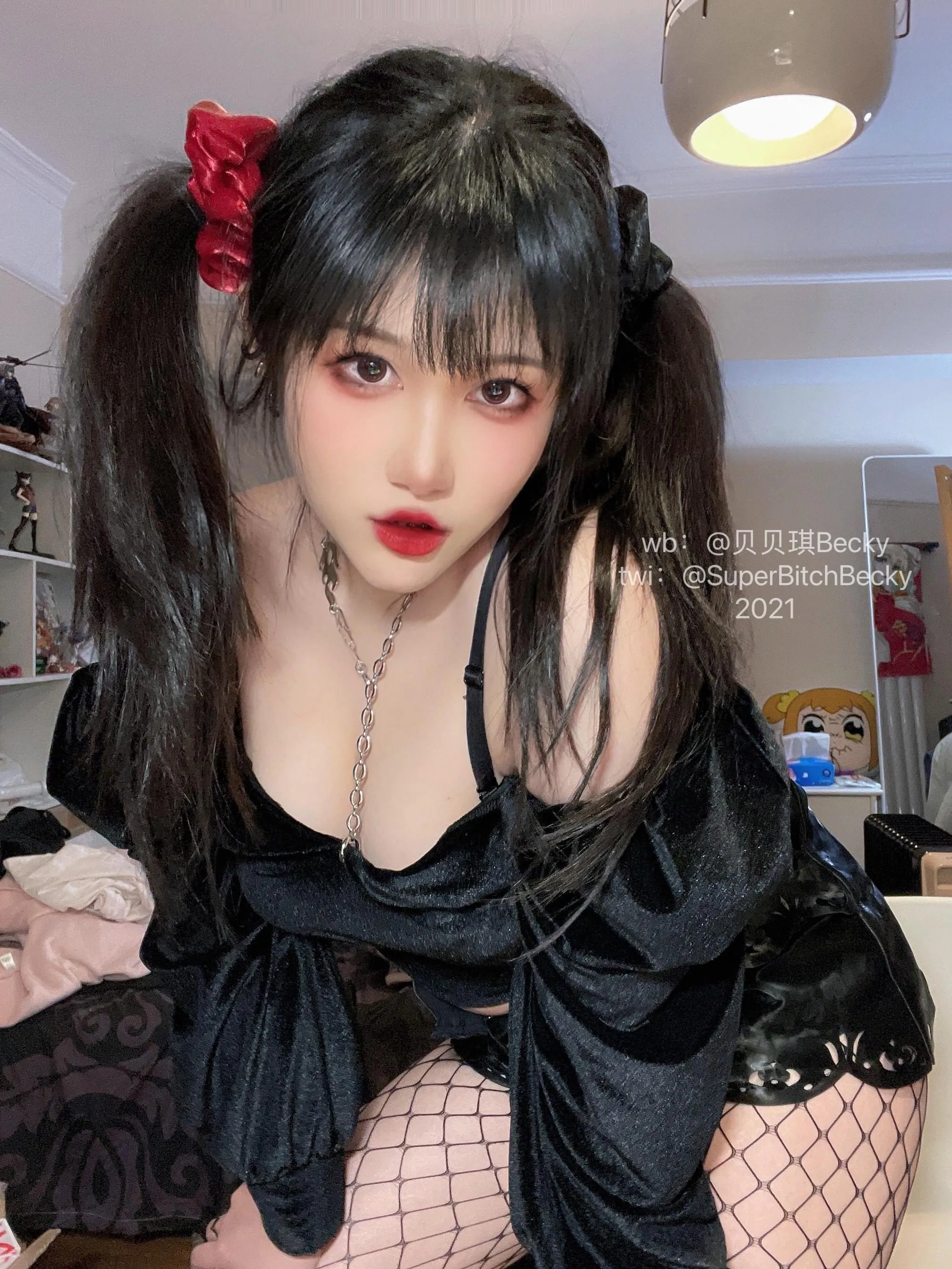 贝贝琪Becky – NO.019 对镜黑发辣妹 [105P]插图4